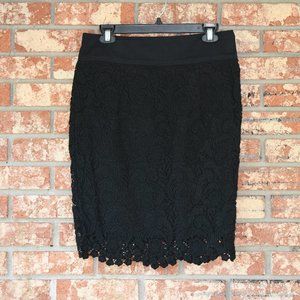Nick & Mo Black Lace Skirt NWT
